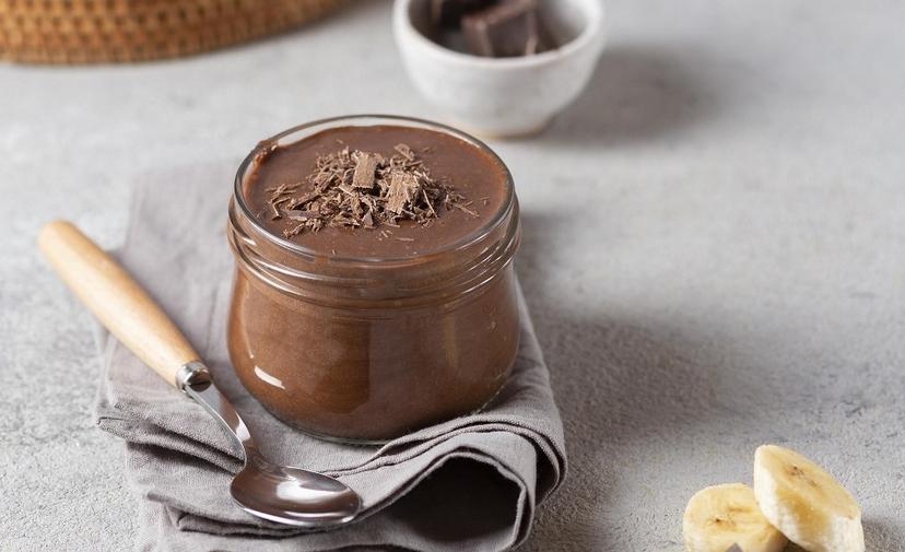 Бананово-шоколадный мусс